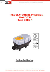 Atec SIRIO 1 Notice D'utilisation