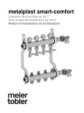 Meier Tobler metalplast smart-comfort Notice D'installation Et D'utilisation