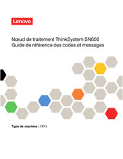 Lenovo ThinkSystem SN850 Guide De Référence