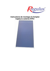 Regulus KPS1 Instructions De Montage Et D'emploi