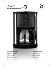 WMF Kaffeemaschine Glas Mode D'emploi