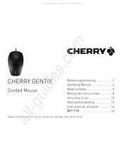 Cherry GENTIX Mode D'emploi