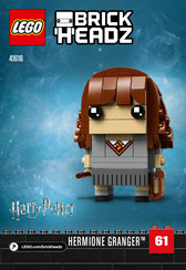 LEGO BRICKHEADZ HERMIONE GRANGER Mode D'emploi