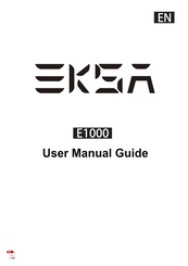 EKSA E1000 Guide D'utilisation