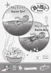 BABY born Zapf Creation My First Swim Girl Mode D'emploi