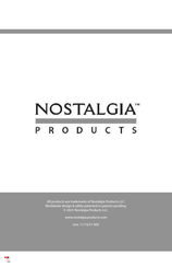 Nostalgia NWICM6DB Consignes Et Recettes