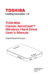 Toshiba Canvio AeroCast Manuel D'utilisation