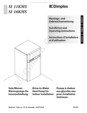 Dimplex SI 11KMS Instructions D'installation Et D'utilisation
