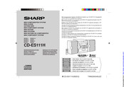 Sharp CD-ES111H Mode D'emploi