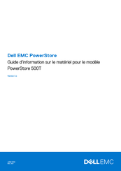 Dell EMC PowerStore 500T Guide D'information