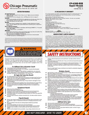 Chicago Pneumatic CP-6300-RSR Guide D'utilisation