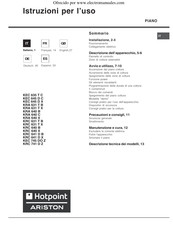 Hotpoint Ariston KRA Serie Mode D'emploi
