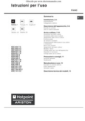 Hotpoint Ariston KEC 745 DO Z Mode D'emploi