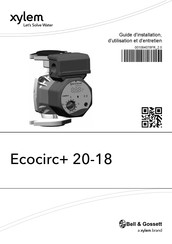Xylem Bell & Gossett Ecocirc+ 20-18 Guide D'installation, D'utilisation Et D'entretien