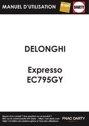 DeLonghi EC79X Manuel D'utilisation