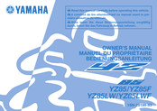 Yamaha YZ85F Manuel Du Propriétaire