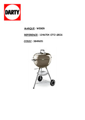 Weber 1246704 Guide D'utilisation