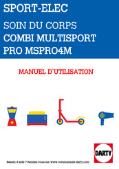 SPORT-ELEC MULTISPORTPRO MSPRO4M Mode D'emploi