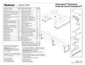 Steelcase west elm Greenpoint Benching Instructions De Montage