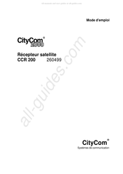 Kathrein CityCom 2000 CCR 200 Mode D'emploi
