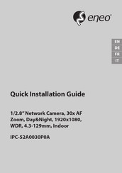 Eneo IPC-52A0030P0A Guide D'installation Rapide