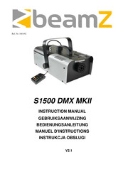 Beamz S1500 DMX MKII Manuel D'instructions