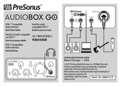 PRESONUS AudioBox GO Guide De Prise En Main