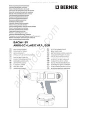 Berner BACIW-18V Notice D'utilisation