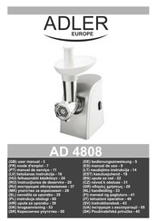 Adler europe AD 4808 Mode D'emploi