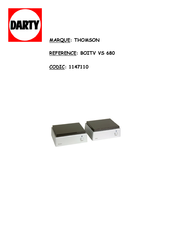 THOMSON VS 680 Manuel D'utilisation