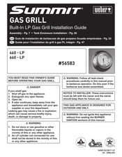 Weber Summit 460 Instructions Pour L'installation