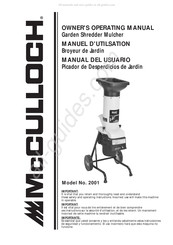 McCulloch 2001 Manuel D'utilisation