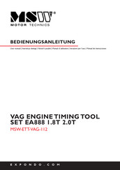 MSW Motor Technics MSW-ETT-VAG-112 Manuel D'utilisation