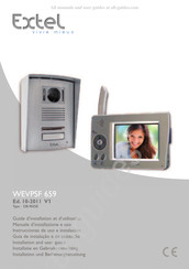 Extel WEVPSF 659 Guide D'installation Et D'utilisation