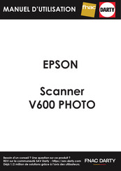 Epson Perfection V600 PHOTO Manuel D'utilisation