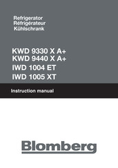 Blomberg KWD 9330 X A+ Mode D'emploi