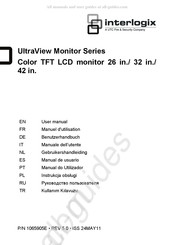 Interlogix UltraView Monitor Serie Manuel D'utilisation