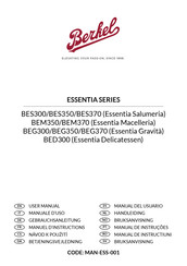 Berker ESSENTIA Serie Manuel D'instructions