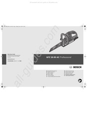 Bosch Professional GFZ 16-35 AC Notice Originale