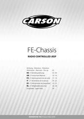 Carson FE-Chassis Notice D'emploi Et Avertissements