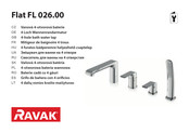 RAVAK Flat FL 026.00 Mode D'emploi