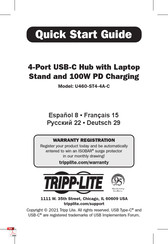 Tripp-Lite U460-ST4-4A-C Guide De Démarrage Rapide