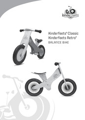 Kinderfeets Classic Balance Bike Manuel D'utilisation