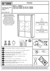 SCIAE TIAGO 3638 VITRINE 2PG 19SB4020 Notice De Montage