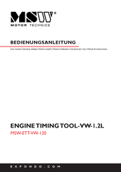 MSW Motor Technics MSW-ETT-VW-120 Manuel D'utilisation