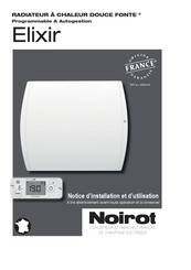 Noirot Elixir Notice D'installation Et D'utilisation