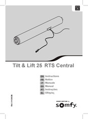 SOMFY Tilt & Lift 25 RTS Central Notice