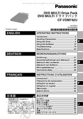 Panasonic CF-VDM742U Instructions D'utilisation