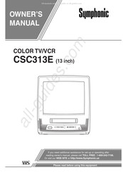 Symphonic CSC313E Guide D'utilisation