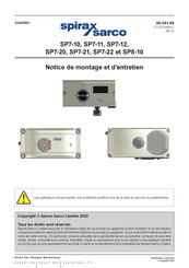 Spirax Sarco SP8-10 Notice De Montage Et D'entretien